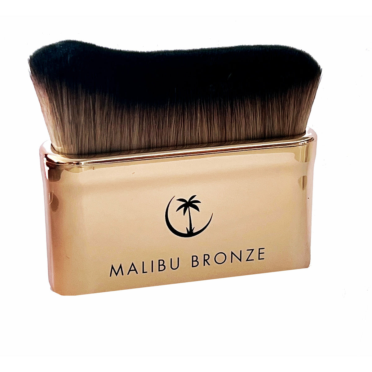 The Malibu Bronze Body Blending Brush used to apply malibu bronze tan foam on body and face to effectively cover all body parts with a beautiful, deep, rich color tan. 